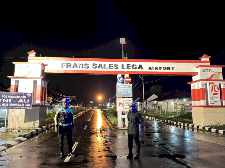 Antisipasi Balap Liar dan Laka Lantas, Satlantas Polres Manggarai Gelar Patroli Malam