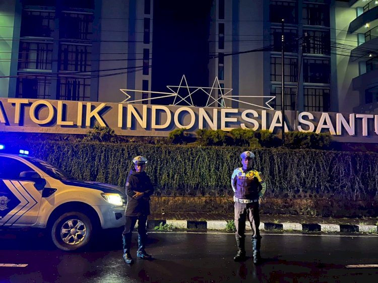 Antisipasi Balap Liar dan Laka Lantas, Satlantas Polres Manggarai Gelar Patroli Malam