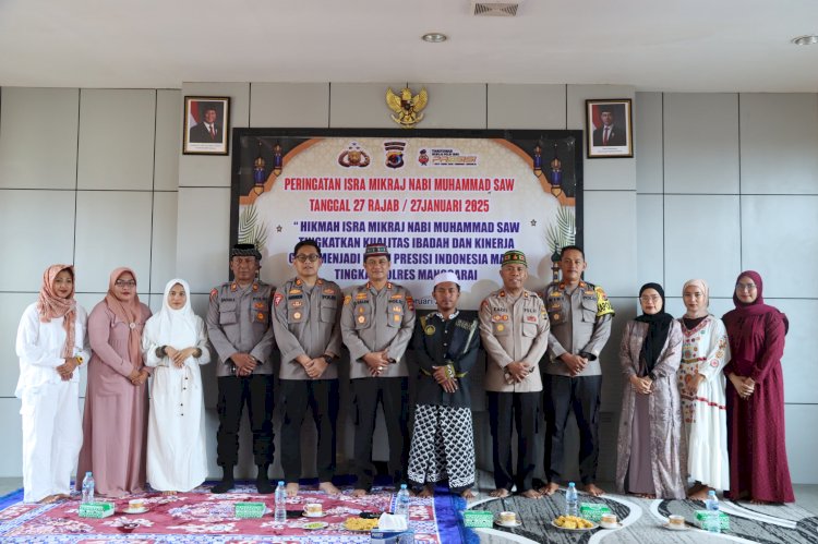 Polres Manggarai Gelar Peringatan Isra Mikraj Nabi Muhammad SAW, Tingkatkan Kualitas Ibadah dan Kinerja