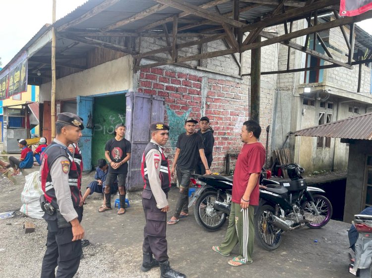 Sat Samapta Polres Manggarai Gelar Patroli Dialogis dan Pengaturan Lalu Lintas di Luar Kota Ruteng