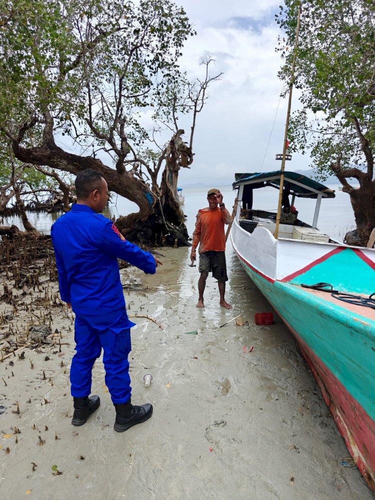 Patroli dan Sambang Sat Polairud Polres Manggarai, Jaga Stabilitas Kamtibmas.