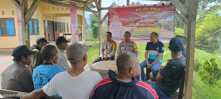 Jumat Curhat Polsek Cibal Bersama Warga Kelurahan Pagal, bangun komitmen jaga stabilitas Kamtibmas.