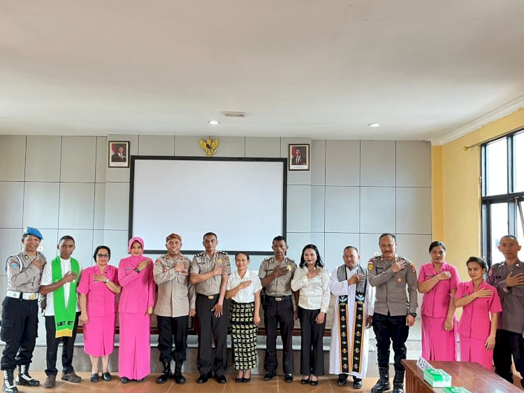 Wakapolres Manggarai Pimpin Sidang BP4R bagi Personel Polres Manggarai