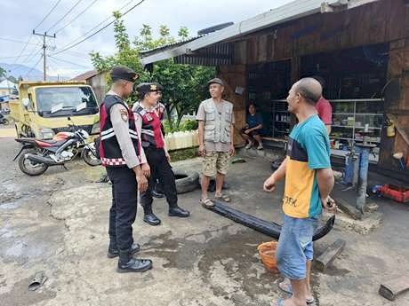 Sat Samapta Polres Manggarai Gelar Patroli Dialogis, Jaga Stabilitas Kamtibmas