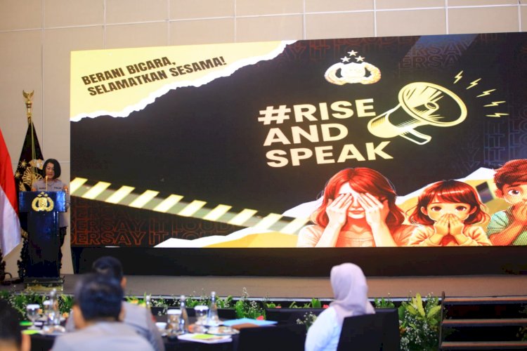 Kampanye RiseAndSpeak: Komitmen Polri Wujudkan Lingkungan Aman dan Inklusif bagi Perempuan dan Anak