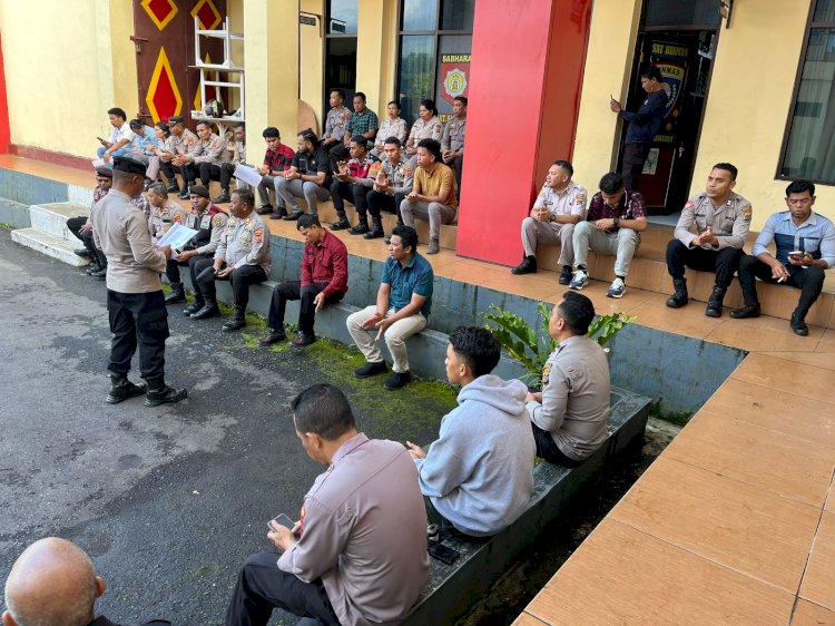 Polres Manggarai Ikuti Bimbingan Rohani Agama Islam, Katolik, Protestan, dan Hindu via Zoom Meeting