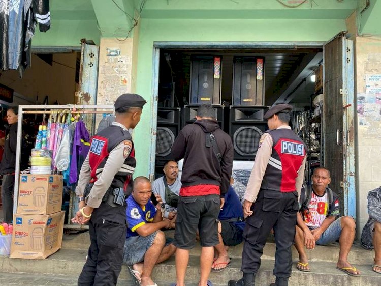 Sat Samapta Polres Manggarai Gelar Patroli Dialogis dan Pengaturan Lalu Lintas