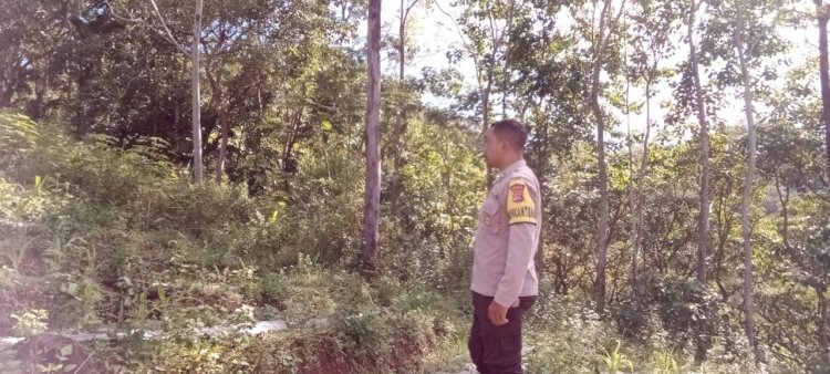 Bhabinkamtibmas Kelurahan Baru Dampingi Petani dalam Program Ketahanan Pangan