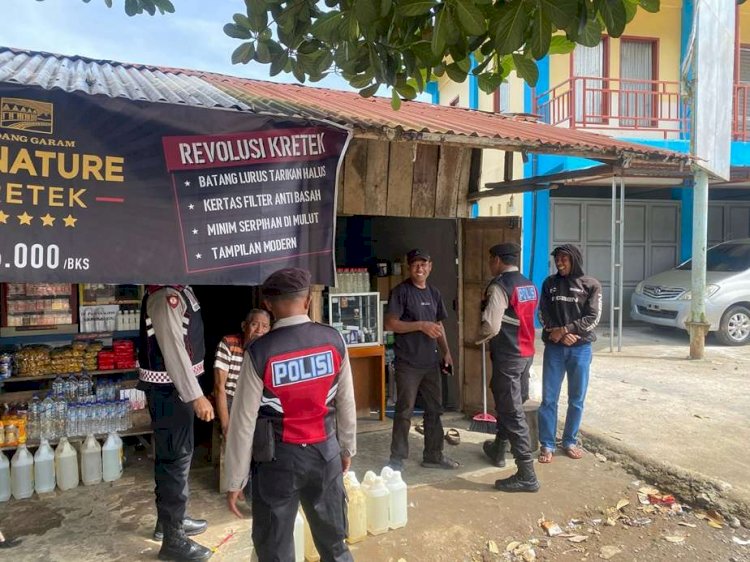 Sat Samapta Polres Manggarai Gelar Patroli Dialogis untuk Menjaga Ketertiban Kota Ruteng