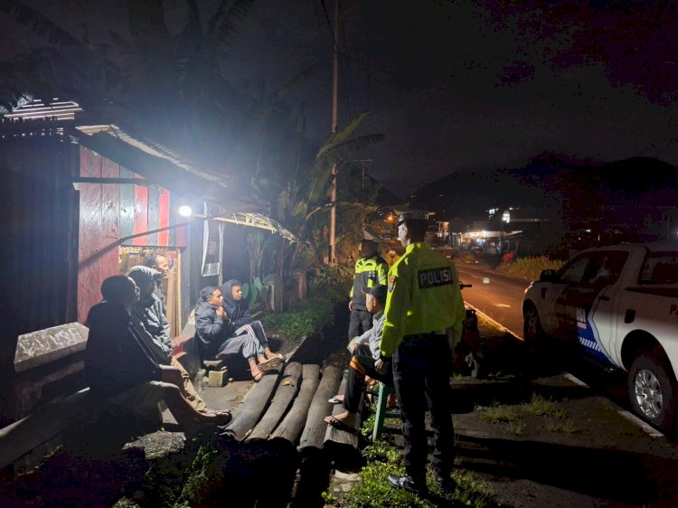 Patroli Malam Satlantas Polres Manggarai Cegah Balap Liar