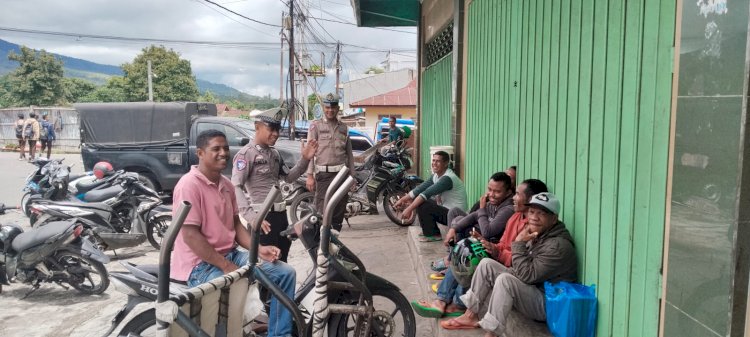 Sat Lantas Polres Manggarai Gelar Patroli KRYD, Pamturlalin, dan Himbauan Kamseltibcar Lantas di Ruteng