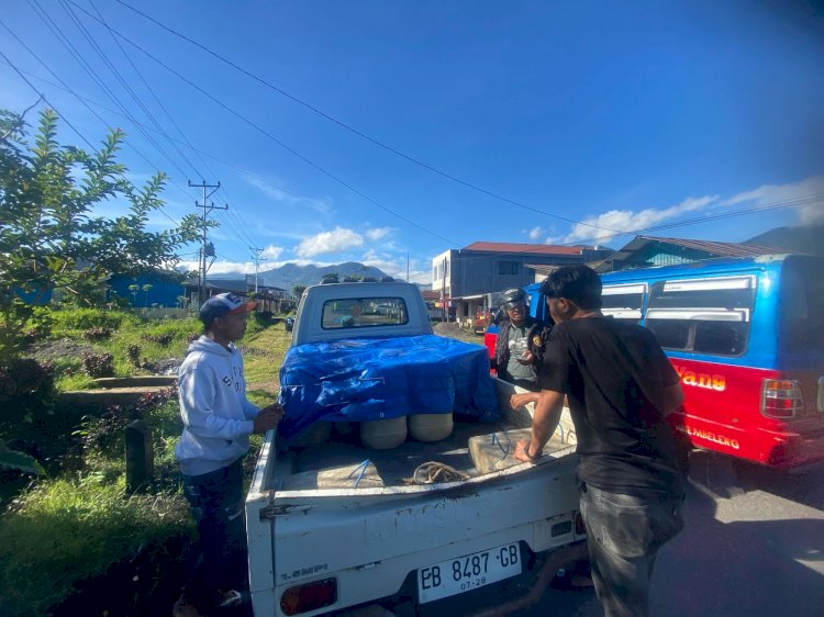 Tim Operasi Pekat Turangga Polres Manggarai Gelar Razia di Terminal Mena, Ruteng