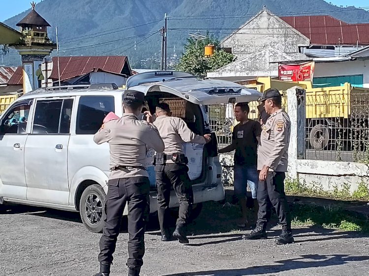 Operasi Pekat Turangga 2025 Polres Manggarai Digelar di Terminal Mena, Situasi Kondusif