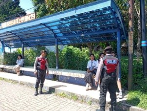 Sat Samapta Polres Manggarai Laksanakan Patroli Dialogis dan Penertiban Lalin di Kota Ruteng