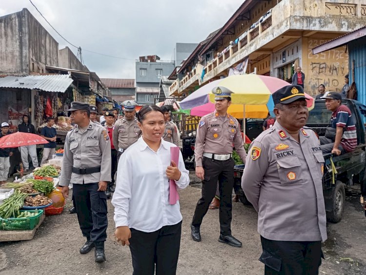 Hari Kelima Operasi Pekat Turangga 2025, Polres Manggarai Sasar Pasar dan Terminal