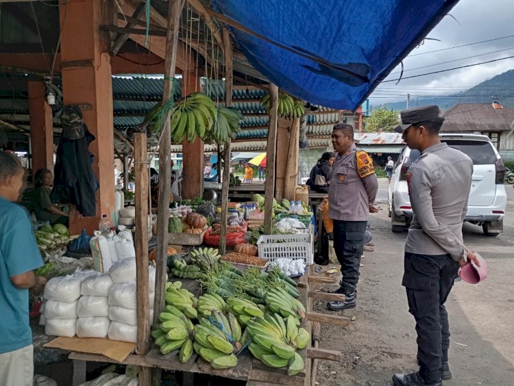 Hari Kelima Operasi Pekat Turangga 2025, Polres Manggarai Sasar Pasar dan Terminal
