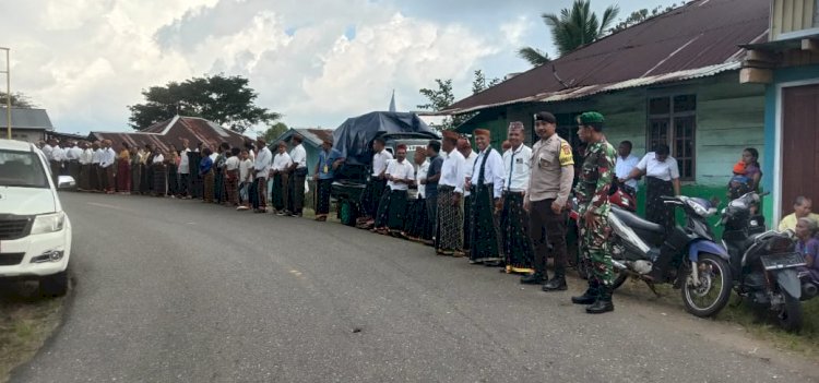 Polres Manggarai Laksanakan Pengamanan Hari Ke-2 Kunjungan Kerja Menteri Hak Asasi Manusia RI Di Kabupaten Manggarai
