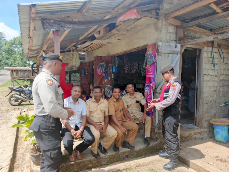 Patroli Dialogis Sat Samapta Polres Manggarai Cegah Aksi Premanisme di Kota Ruteng