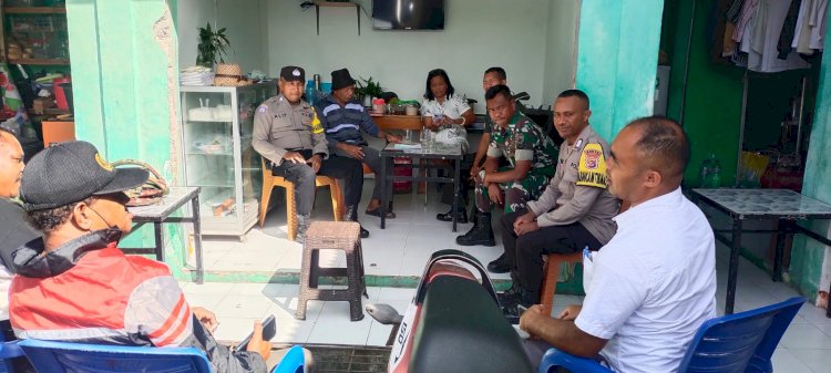 Bhabinkamtibmas Gelar Patroli dan Sambang, Tindak Lanjut Keluhan Warga di Pasar Puni