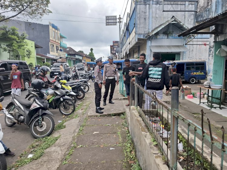 Sat Lantas Polres Manggarai Gelar Patroli KRYD, PAM Turlalin dan Himbauan Kamseltibcar Lantas di Kota Ruteng