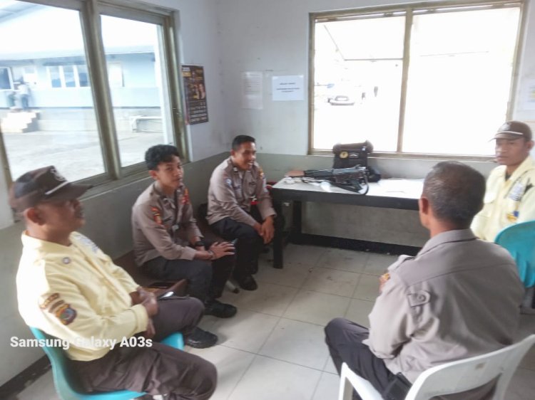 Sat. Binmas Polres Manggarai Laksanakan Giat Sambang Perusahaan Pengguna Jasa Satpam
