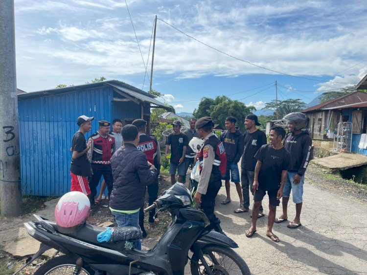 Tingkatkan Patroli Dialogis, Sat Samapta Polres Manggarai Komit Berantas Premanisme