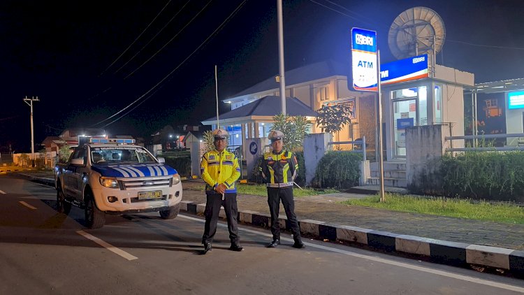 Satlantas Polres Manggarai Gelar Patroli Malam, Antisipasi Balap Liar dan Pelanggaran Lalu Lintas