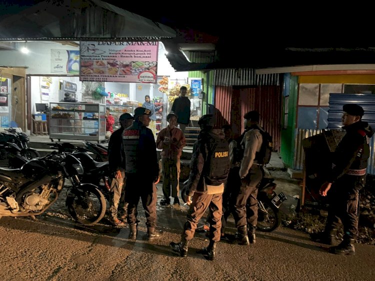 PATROLI PERINTIS PRESISI SAMAPTA POLRES MANGGARAI JAGA SITUASI KAMTIBMAS TETAP AMAN DAN KONDUSIF