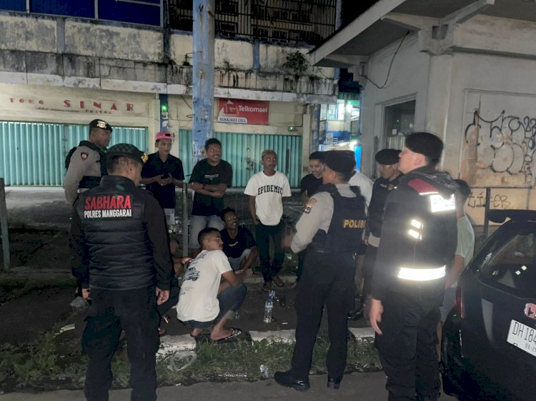Sat. Samapta Polres Manggarai Gelar Patroli Perintis Presisi, Wujudkan Kamtibmas Aman dan Kondusif