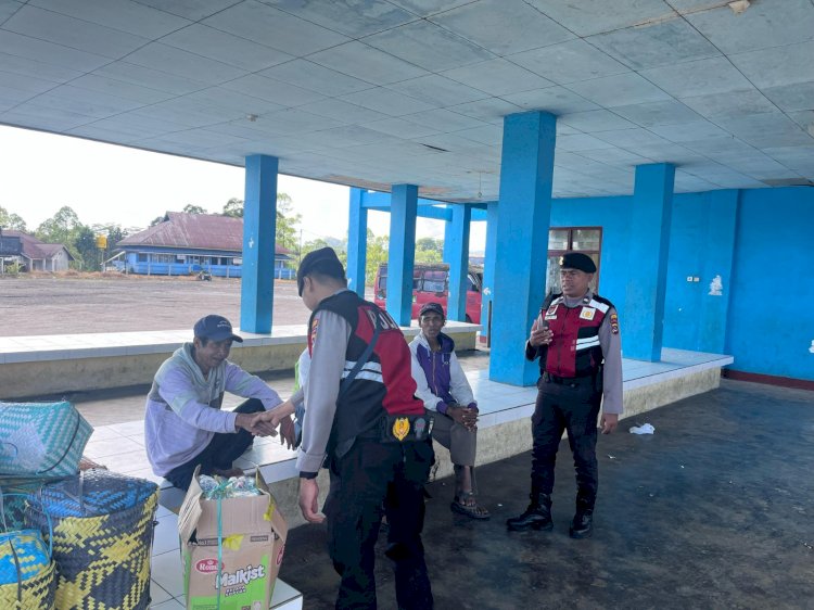 Patroli Dialogis Sat Samapta Polres Manggarai Jaga Kondusifitas Kota Ruteng