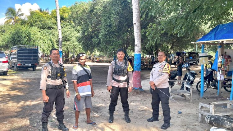 POLSEK REO LAKSANAKAN PENGAMANAN DI TEMPAT WISATA SELAMA LIBUR IDUL ADHA 2025