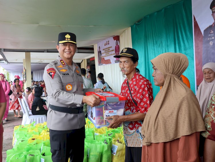 Sambut Hari Bhayangkara ke-79, Kapolda Kalteng Pimpin Bakti Kesehatan dan Serahkan Bansos untuk Petani di Gunung Mas