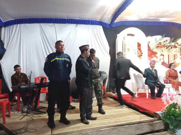Sinergitas Bhabinkamtibmas Dan Babinsa Dalam Pengamanan Pesta Pernikahan
