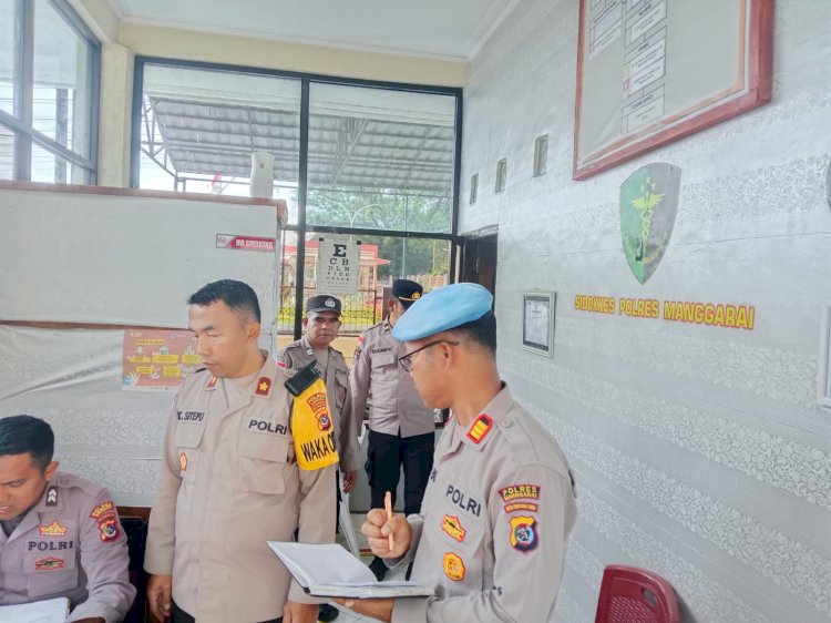Semarak HUT Bhayangkara ke-79, Polres Manggarai Gelar Lomba Kebersihan Mako