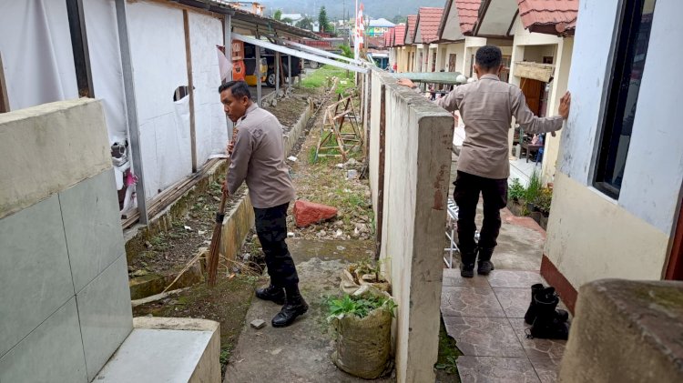 Kerja Bakti Di Polres Manggarai Menyambut Tahun Baru Islam 1447 H / 2025 M