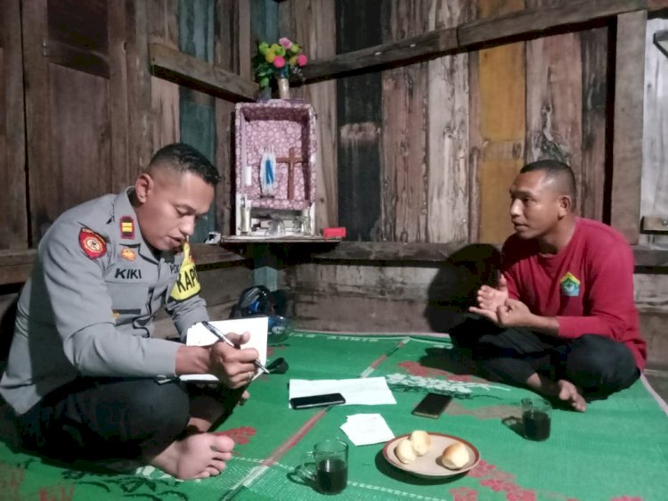 Gerak Cepat Kapolsek Satarmese Tanggapi Pengaduan Dugaan Penipuan Online Mengatasnamakan Polri
