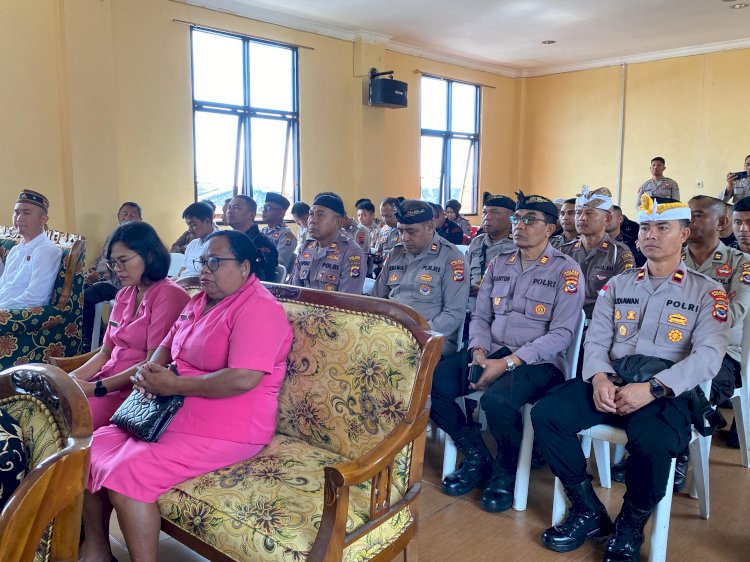 Polres Manggarai Gelar Doa Bersama Lintas Agama Dalam Rangka Hari Bhayangkara Ke-79