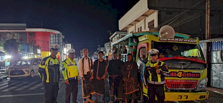 Antisipasi Balap Liar dan Parkir Liar, Polres Manggarai Gelar Patroli Malam Hari