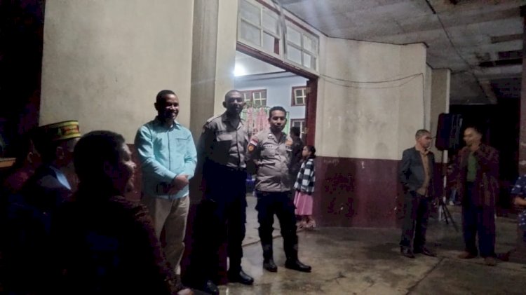 Polsek Cibal Laksanakan Patroli dan Penggalangan untuk Menjamin Situasi Kamtibmas yang Kondusif