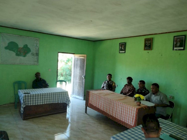 Bhabinkamtibmas Wae Ri’i Mediasi Sengketa Tanah Kopi dan Cengkeh, Tekankan Kerukunan dan Kamtibmas