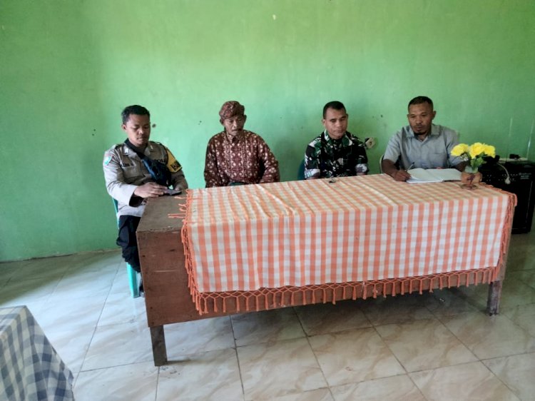 Bhabinkamtibmas Wae Ri’i Mediasi Sengketa Tanah Kopi dan Cengkeh, Tekankan Kerukunan dan Kamtibmas