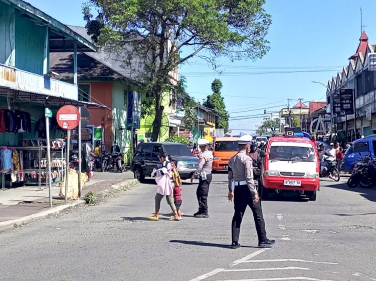 Satuan Lalu Lintas Polres Manggarai Gelar Patroli KRYD, Himbauan dan Pengaturan Lalu Lintas