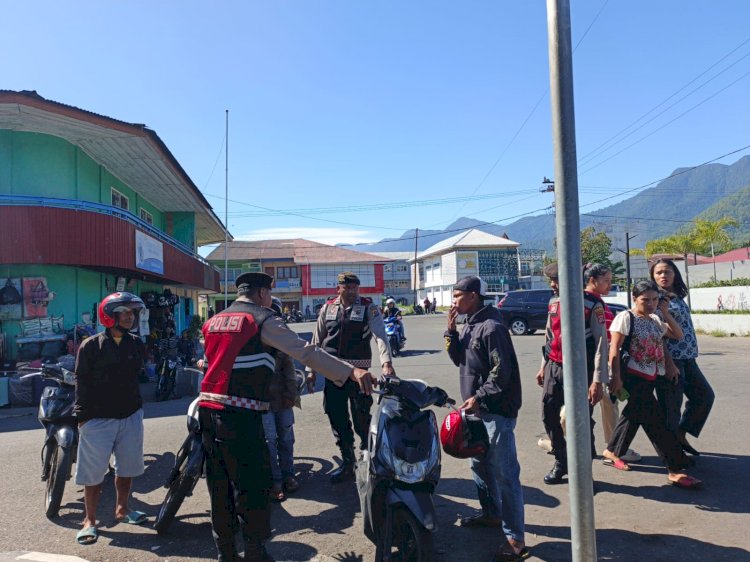 Patroli Kota Sat Samapta Polres Manggarai, Ciptakan Situasi Kamtibmas Yang Aman Dan Kondusif