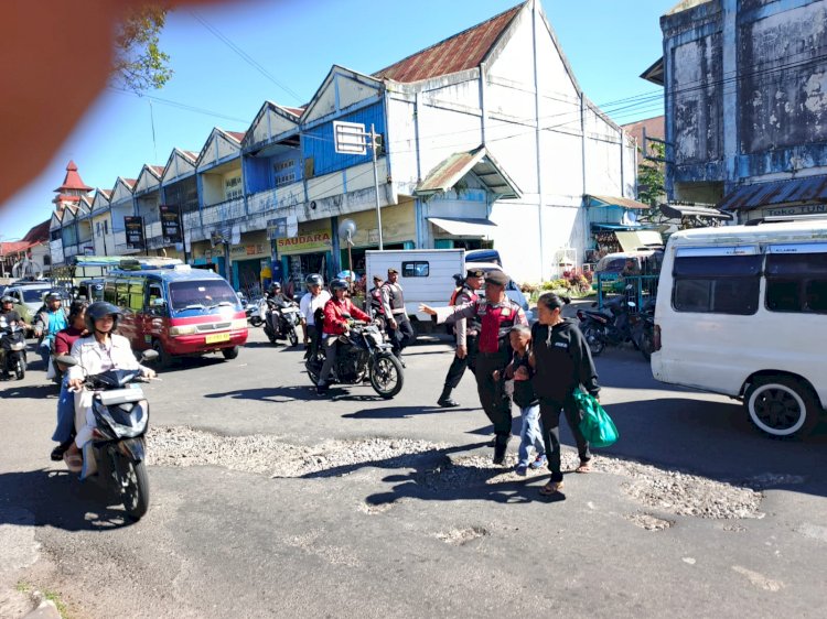 Patroli Kota Sat Samapta Polres Manggarai, Ciptakan Situasi Kamtibmas Yang Aman Dan Kondusif