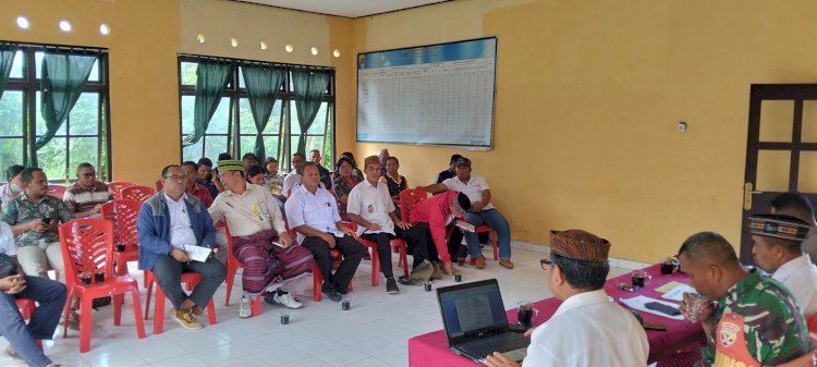 Kapolsek Satarmese Hadiri Rapat Pembentukan Panitia Hut Ri Ke-80 Tingkat Kecamatan Satarmese