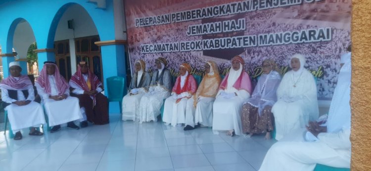 Polsek Reo Lakukan Pengamanan Kegiatan Penjemputan Jamaah Haji Asal Kecamatan Reo