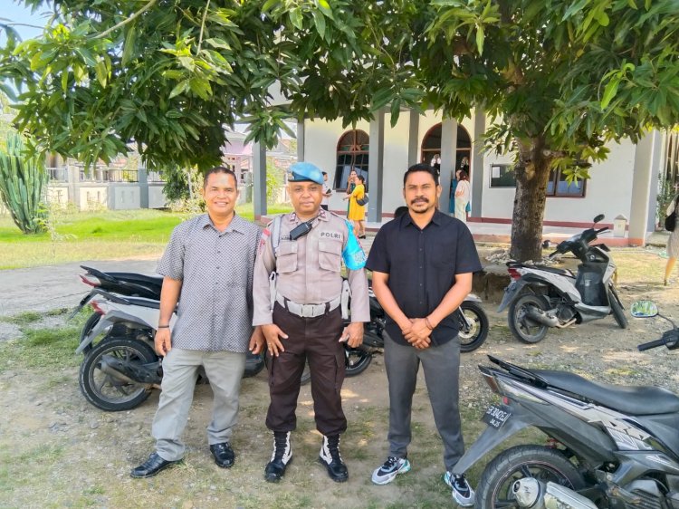 Polsek Reo Pengamanan Ibadah Minggu di Sejumlah Gereja Protestan