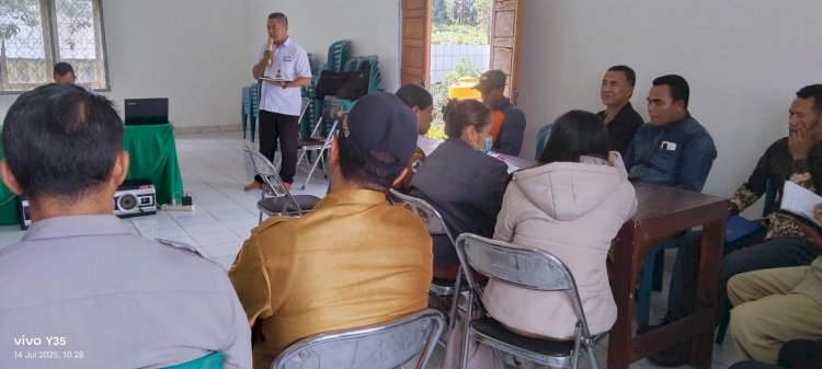 Kanit Binpolmas Hadiri Rapat Dinas Bkkbn Di Kecamatan Rahong Utara