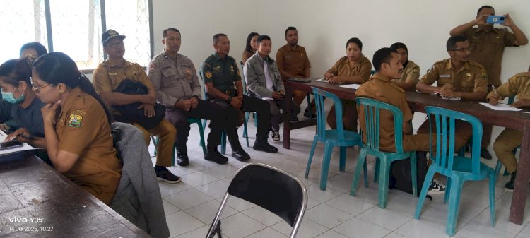 Kanit Binpolmas Hadiri Rapat Dinas Bkkbn Di Kecamatan Rahong Utara