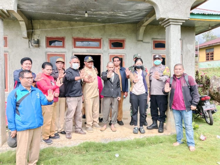 Bhabinkamtibmas Desa Nao Laksanakan Pendampingan Pelepasan ODGJ